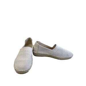 Cole Haan Womens Tan Espadrille Slip-On Loafers Flats Size 8B SKU 8408